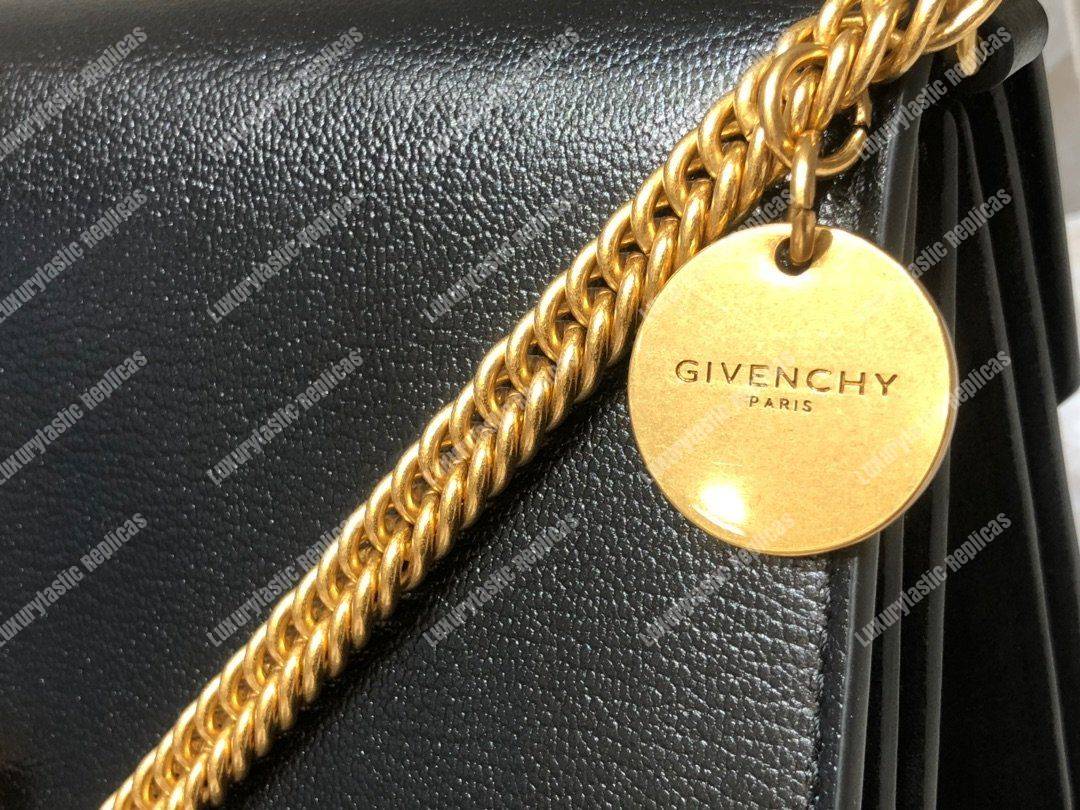 Givenchy Medium GV3 Bag In Leather And Suede Black