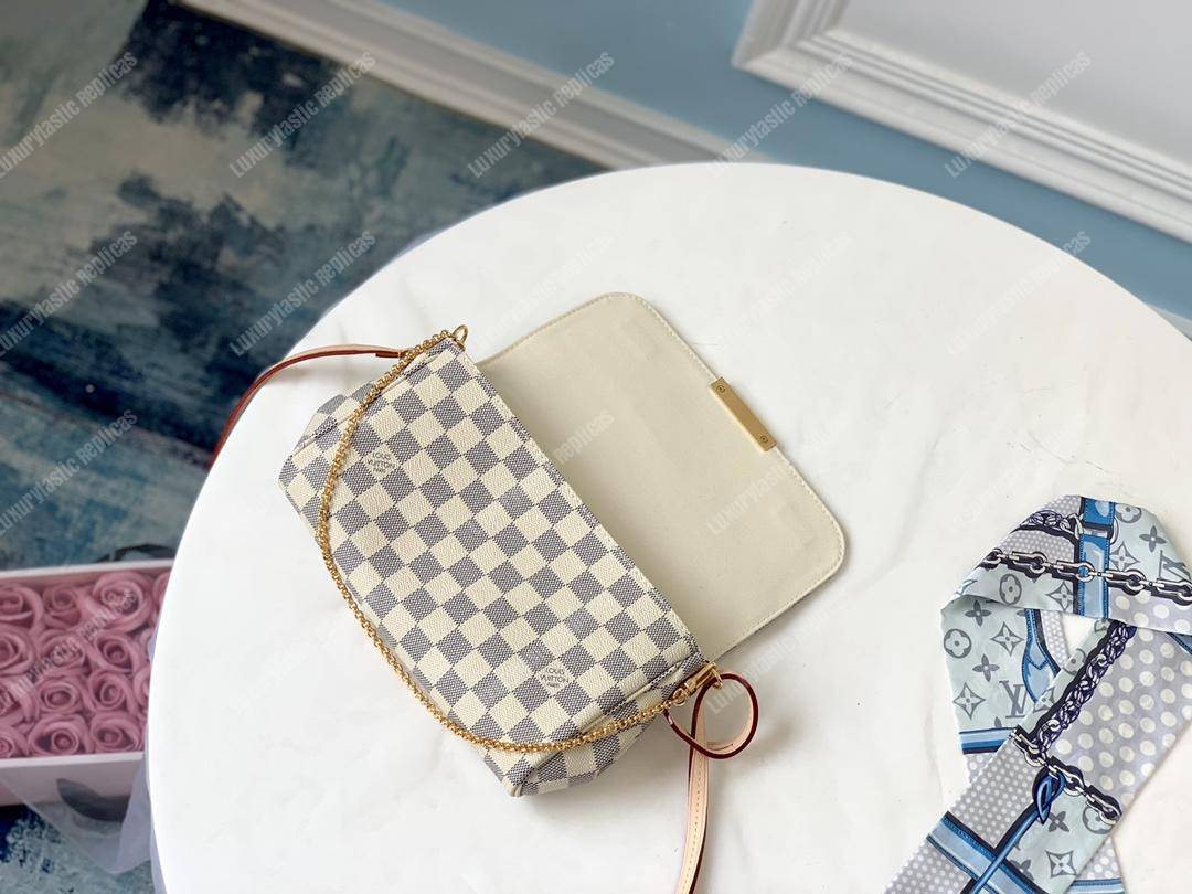 LV Favorite MM Damier Azur