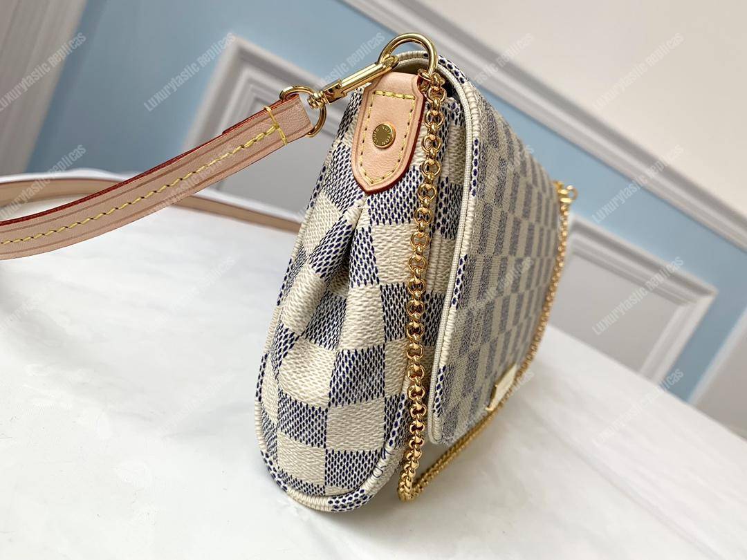 LV Favorite MM Damier Azur