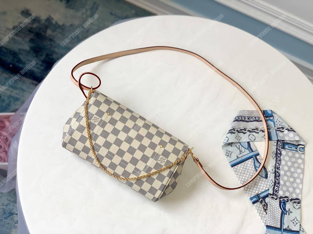 LV Favorite MM Damier Azur