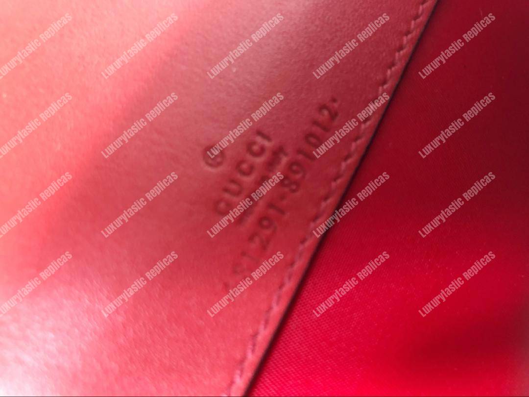 G*u*i signature mini bag with cherries red