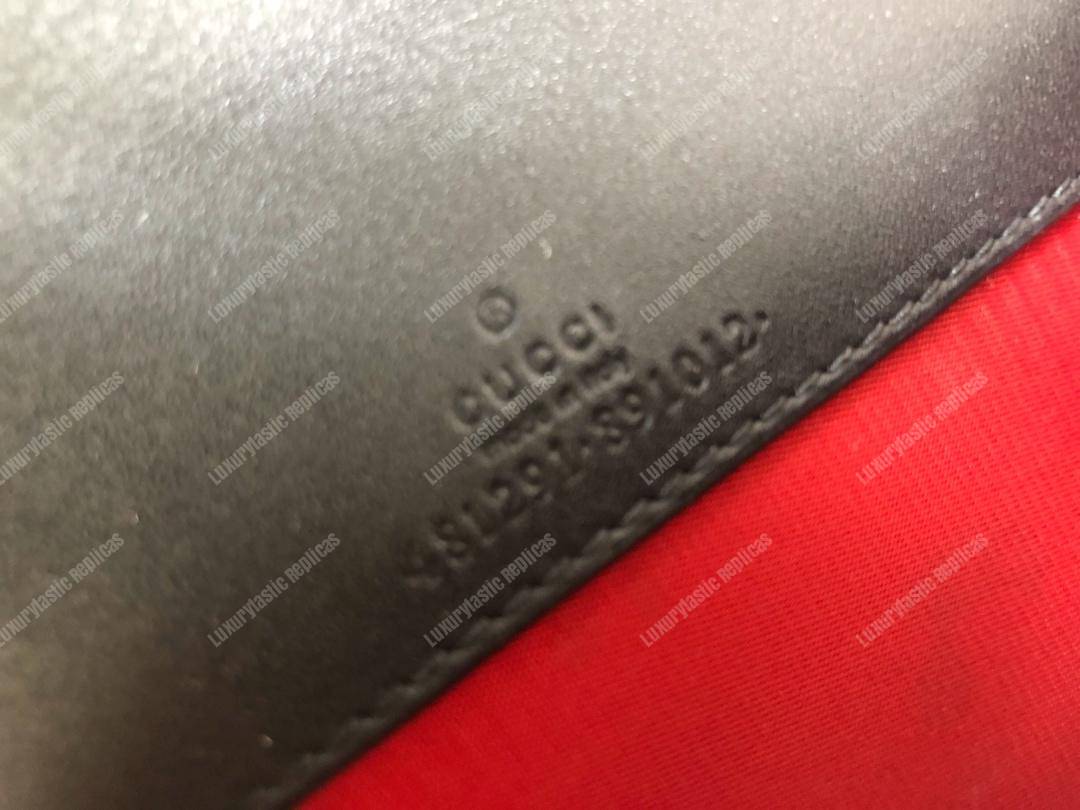 G*u*i signature mini bag with cherries black