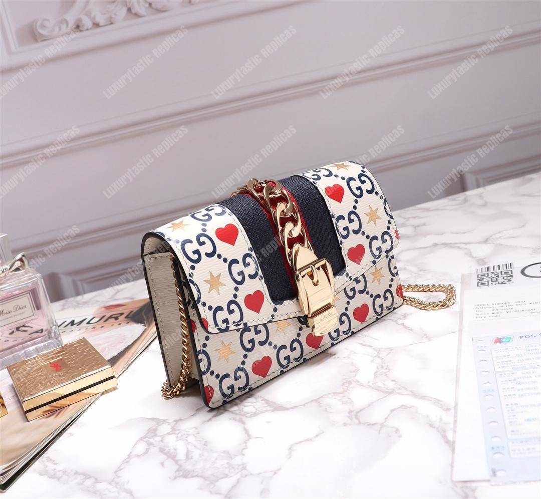 G*u*i chinese valentine’s day sylvie super mini bag