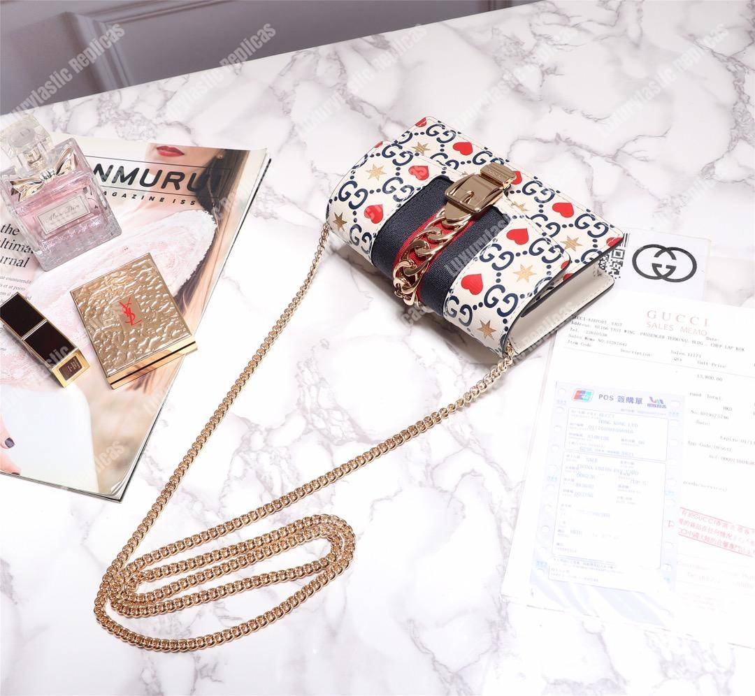 G*u*i chinese valentine’s day sylvie super mini bag