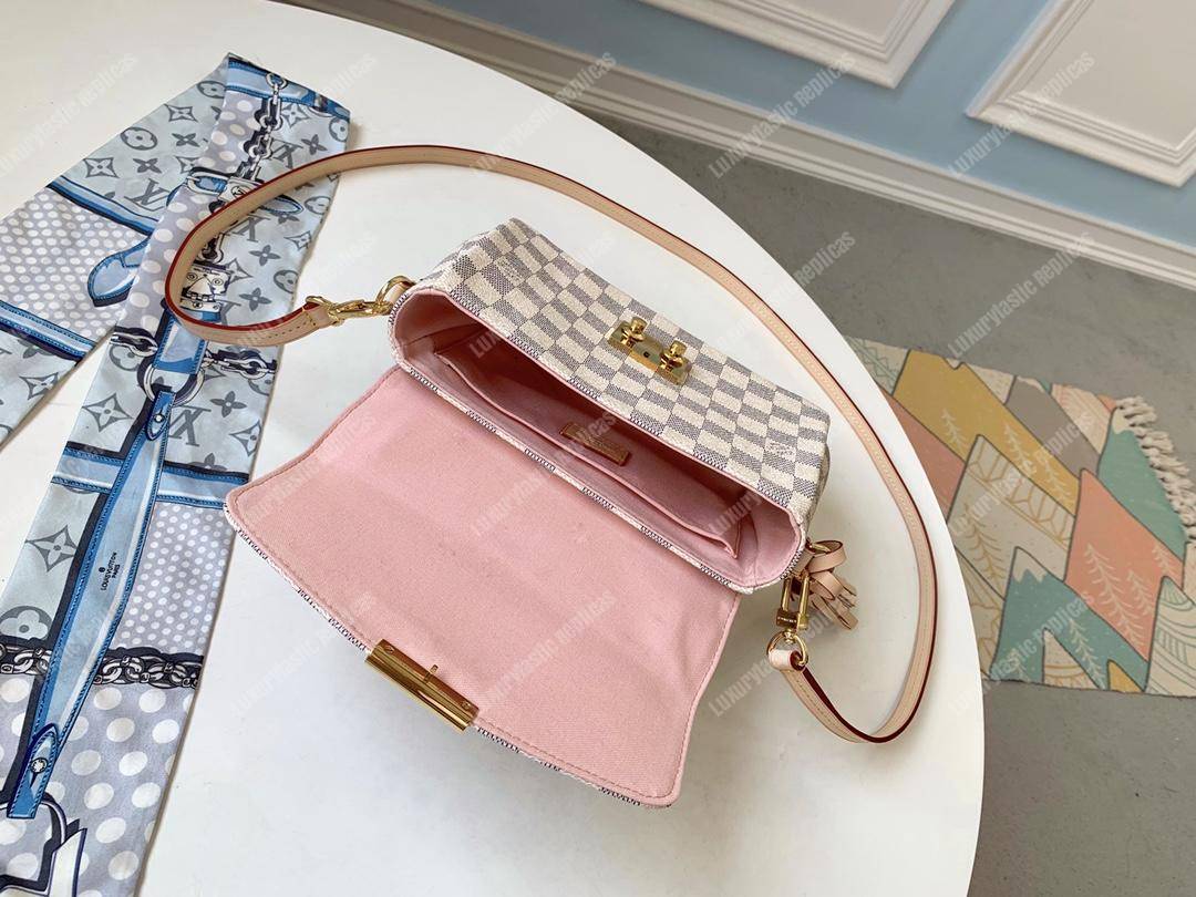 LV Croisette Damier Azur Canvas