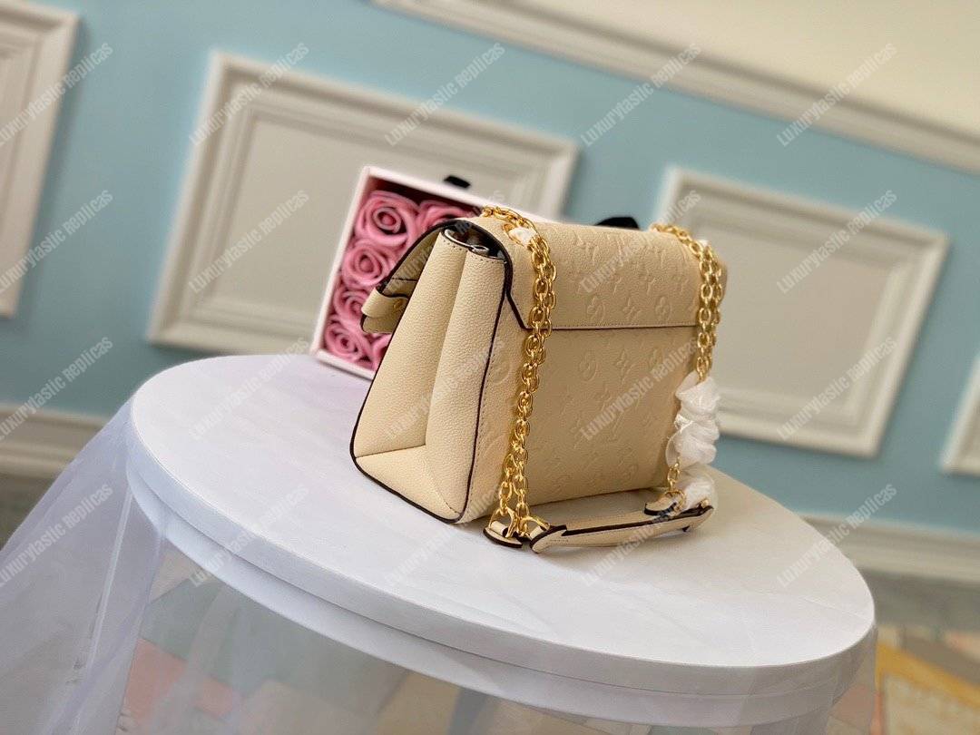 LV Vavin PM Monogram Empreinte Creme