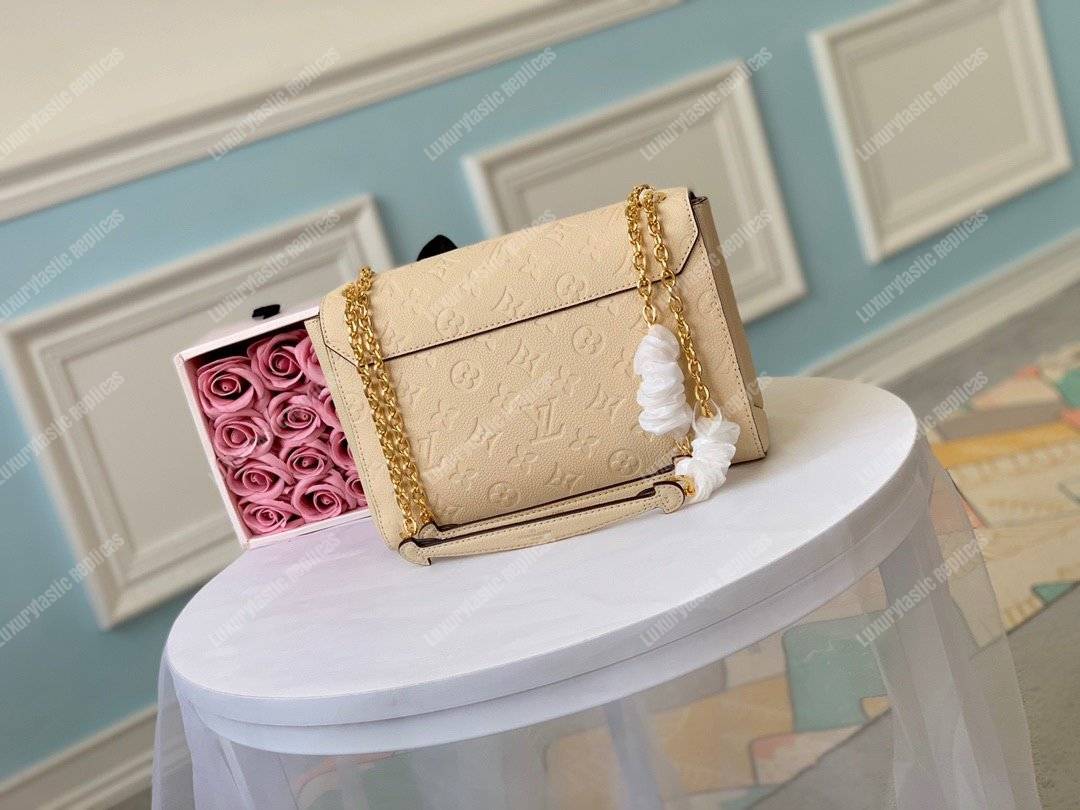 LV Vavin PM Monogram Empreinte Creme