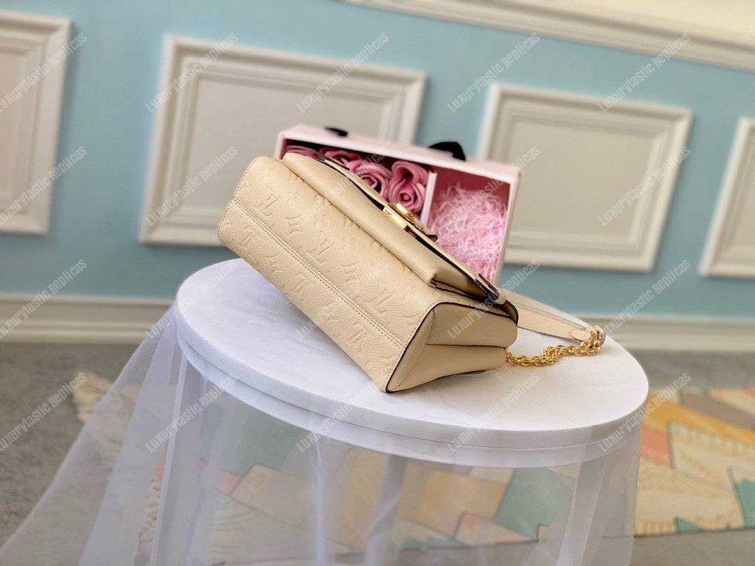 LV Vavin PM Monogram Empreinte Creme