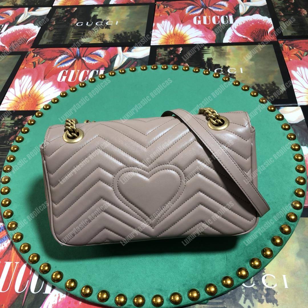 G*u*i gg marmont small shoulder bag dusty pink