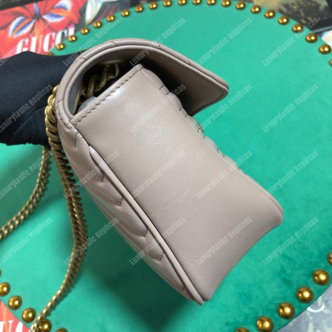 G*u*i gg marmont small shoulder bag dusty pink