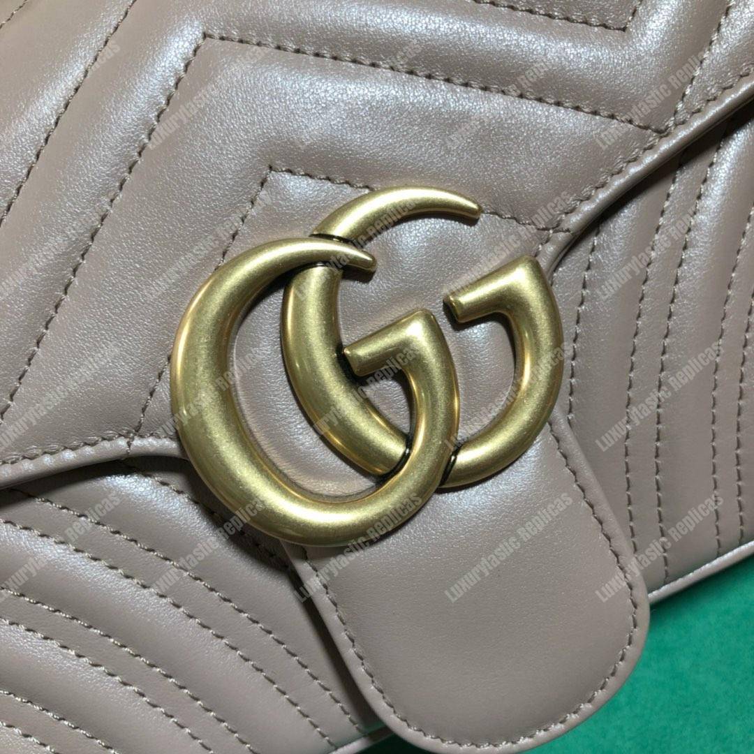 G*u*i gg marmont small shoulder bag dusty pink