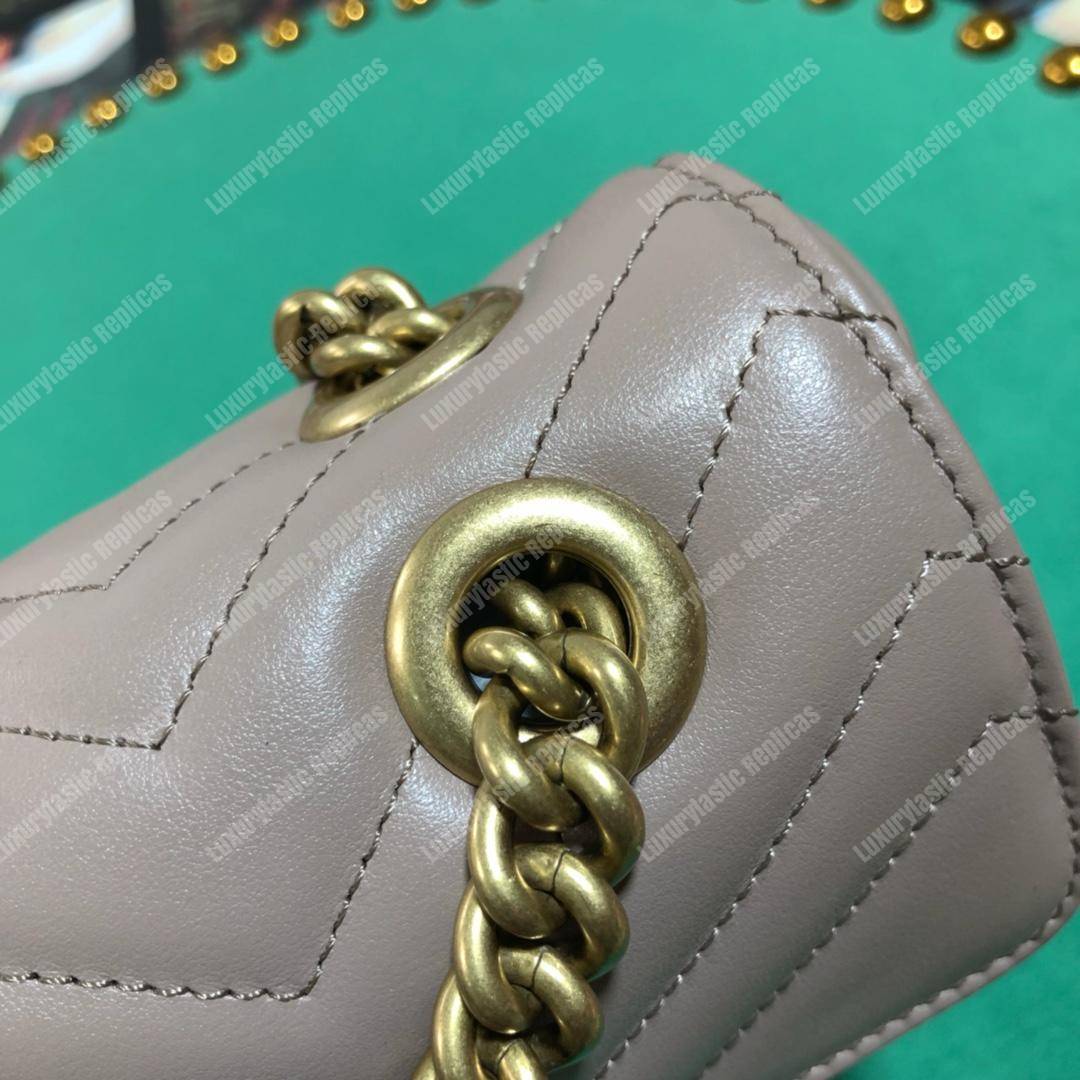 G*u*i gg marmont small shoulder bag dusty pink