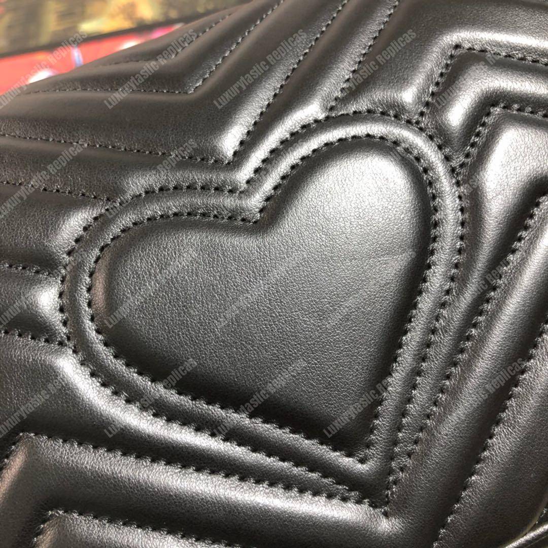 G*u*i gg marmont small shoulder bag black