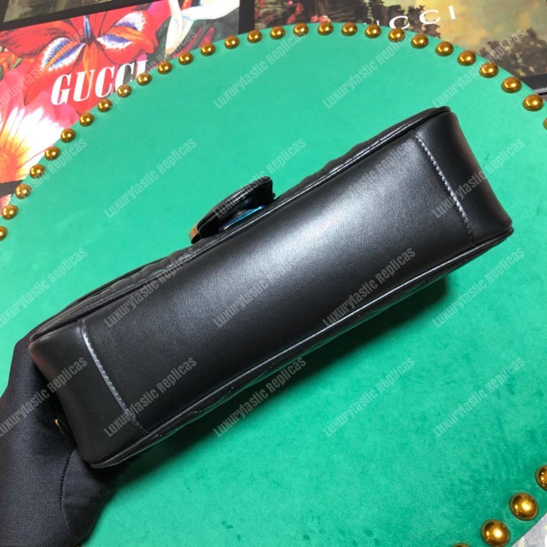 G*u*i gg marmont small shoulder bag black