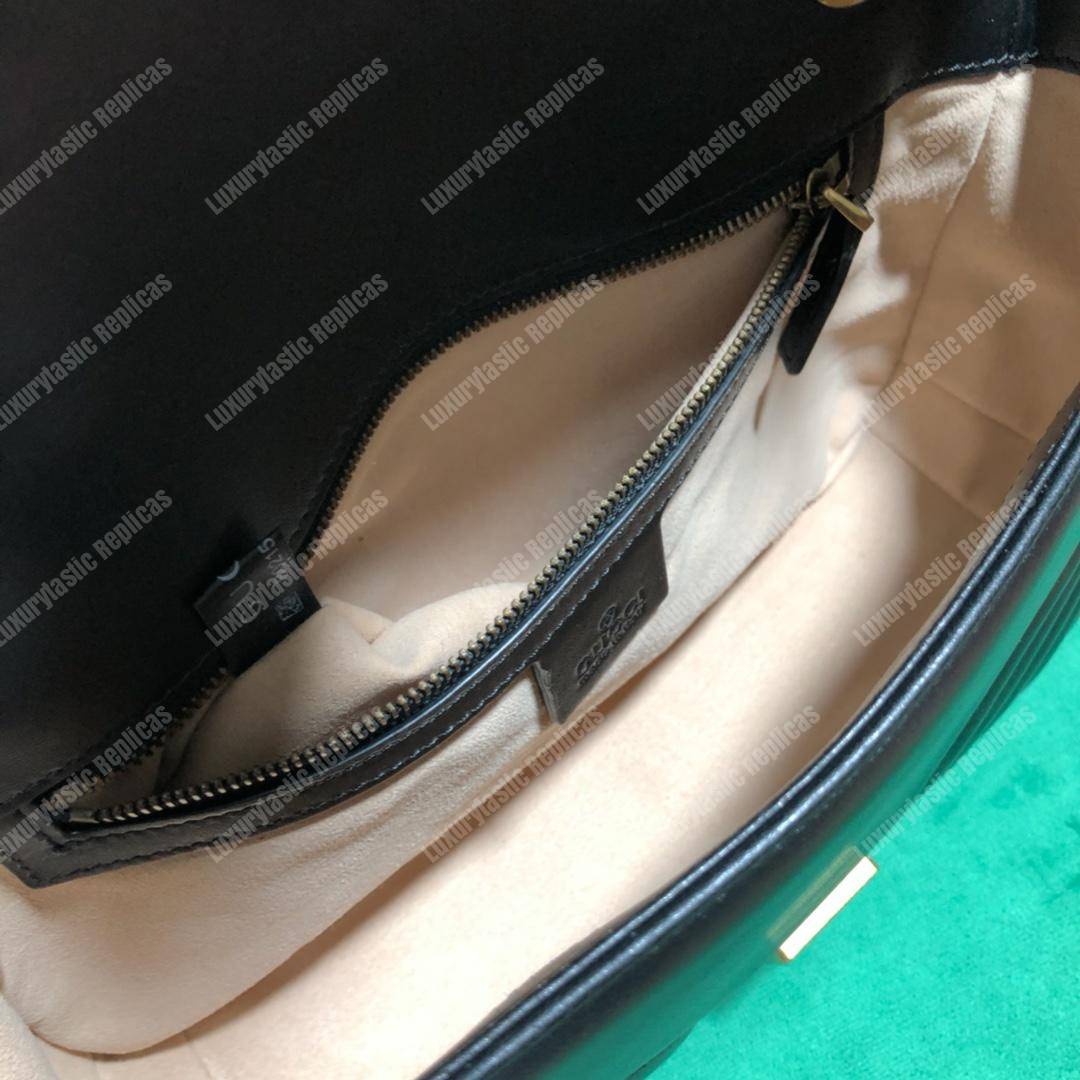 G*u*i gg marmont small shoulder bag black