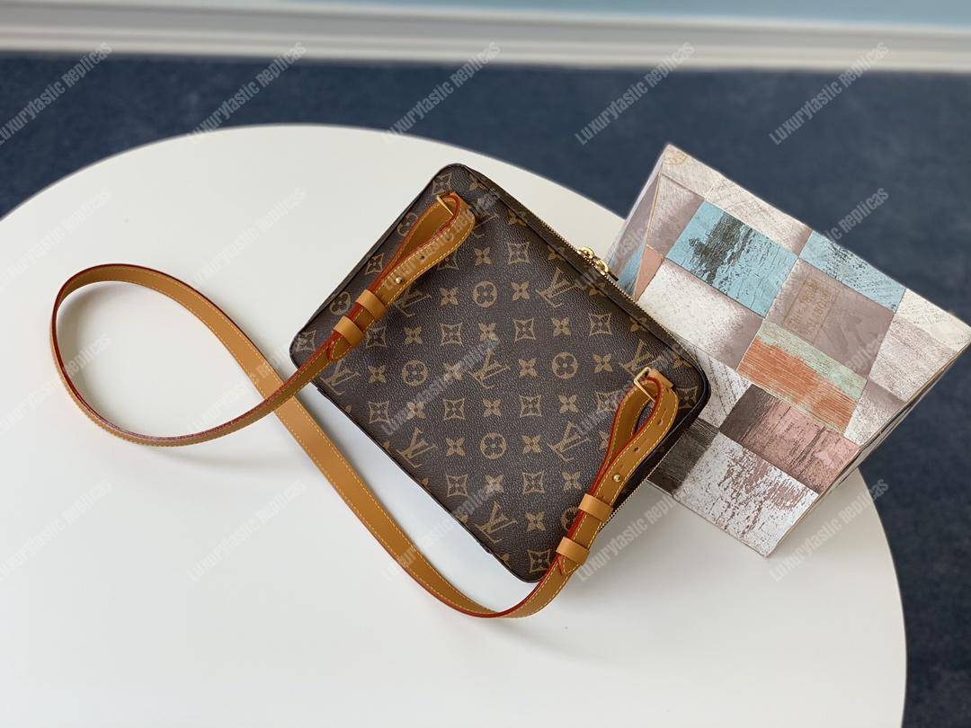 LV Soft Trunk Monogram Canvas Messenger PM