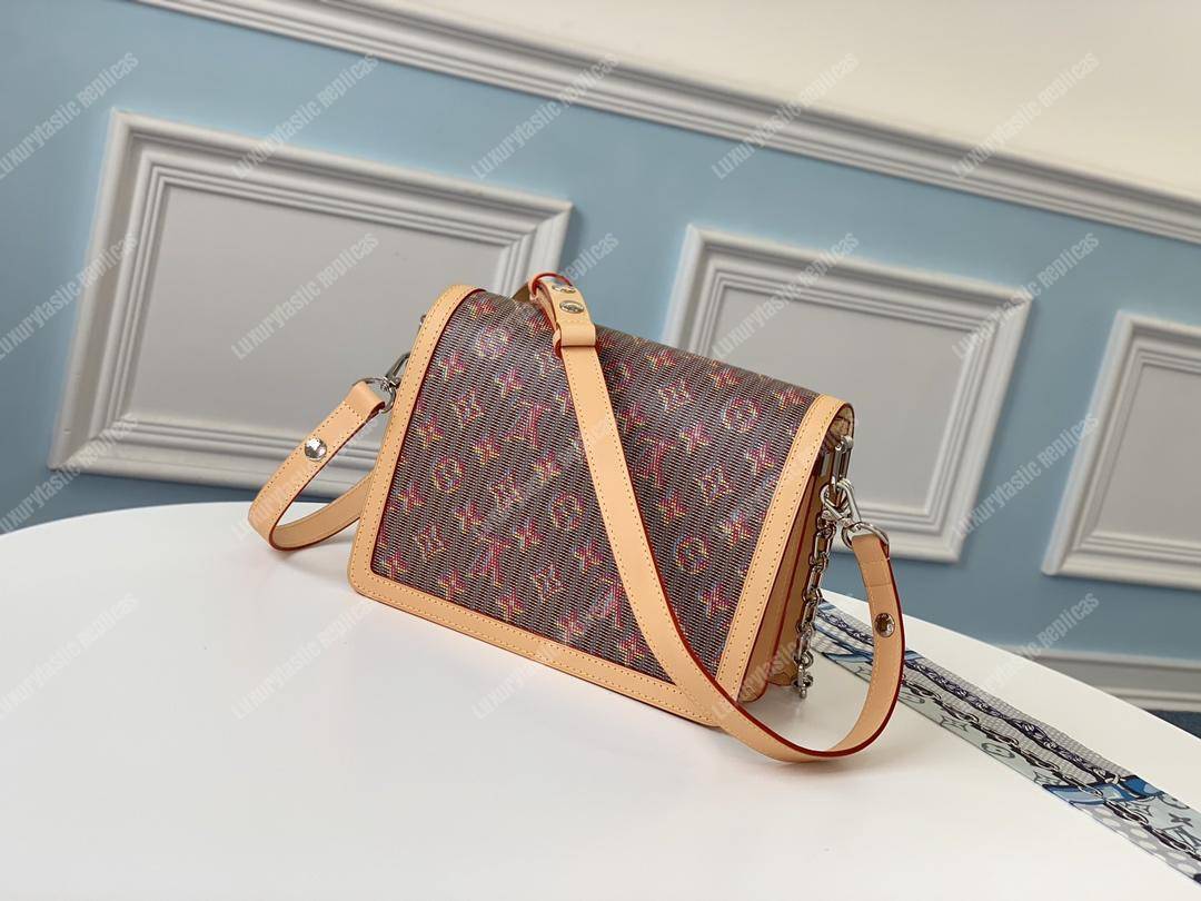LV Dauphine MM Monogram Pink Handbag