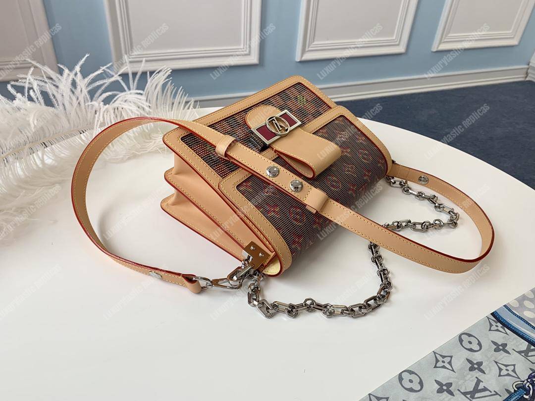 LV Dauphine MM Monogram Pink Handbag