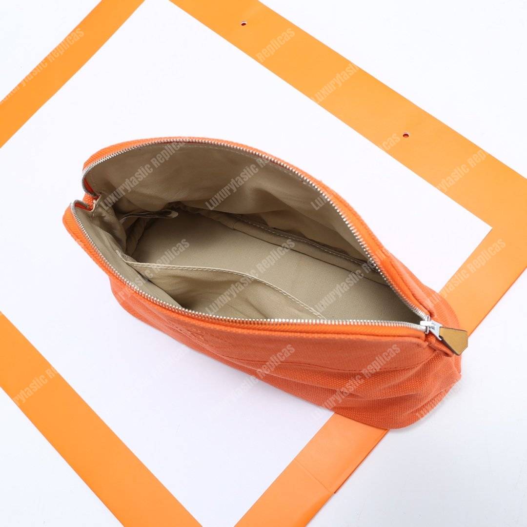H**mes bolide travel case medium model orange