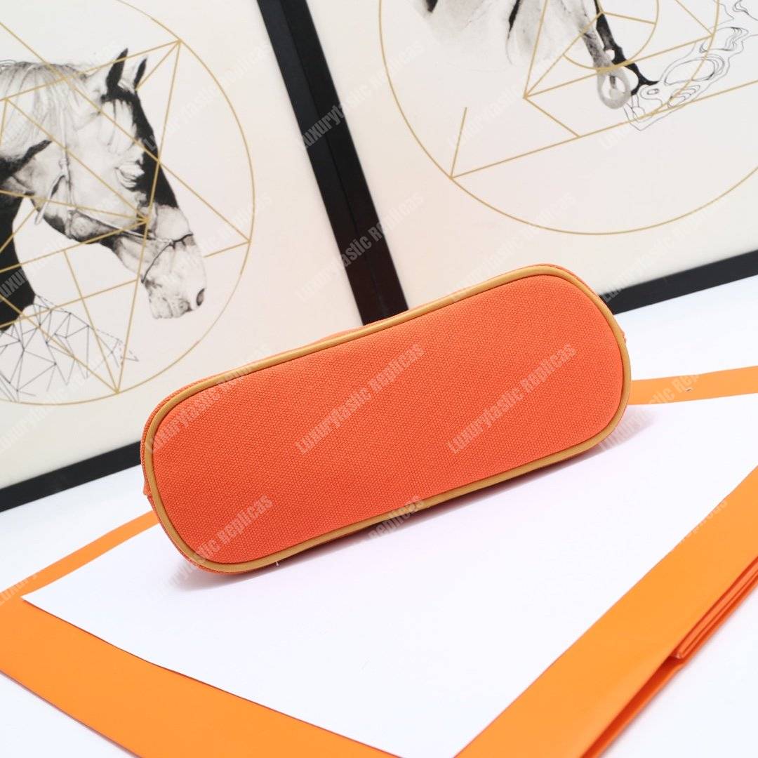 H**mes bolide travel case medium model orange
