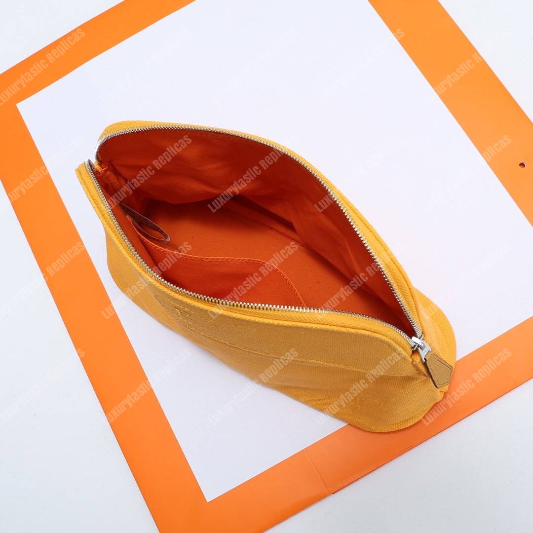 H**mes bolide travel case medium model light orange
