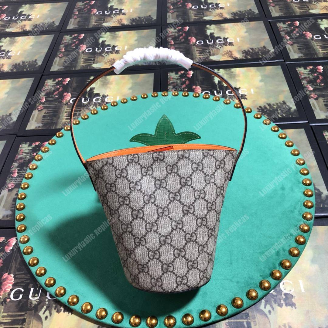 G*u*i children’s gg bucket bag with pineapple