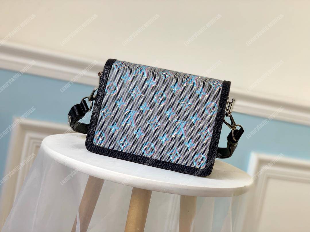 LV Mini Dauphine Blue Monogram Handbag