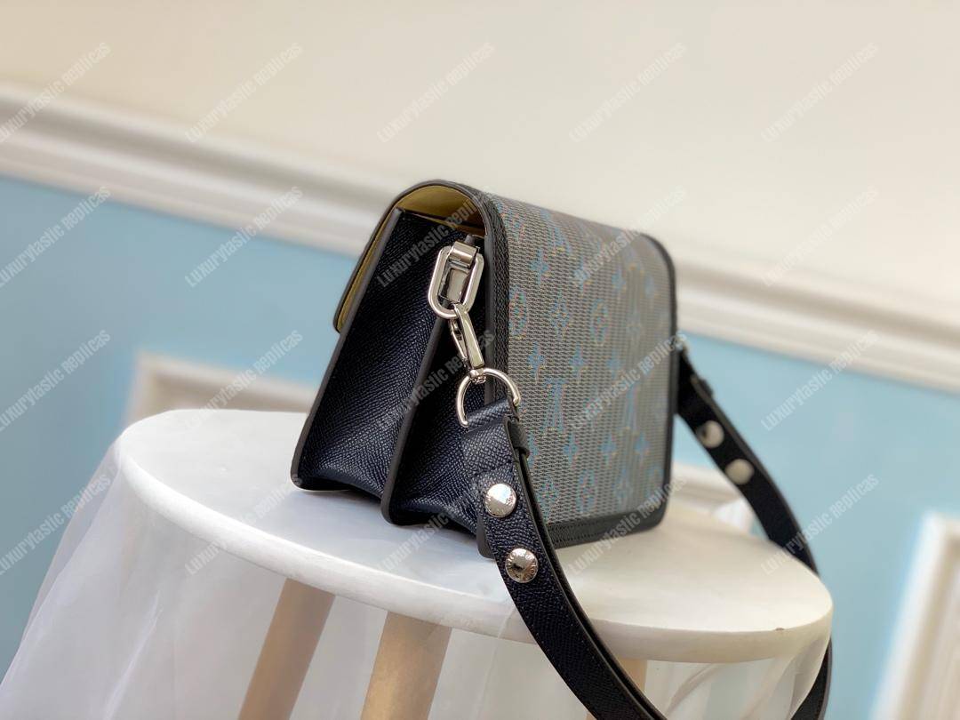 LV Mini Dauphine Blue Monogram Handbag