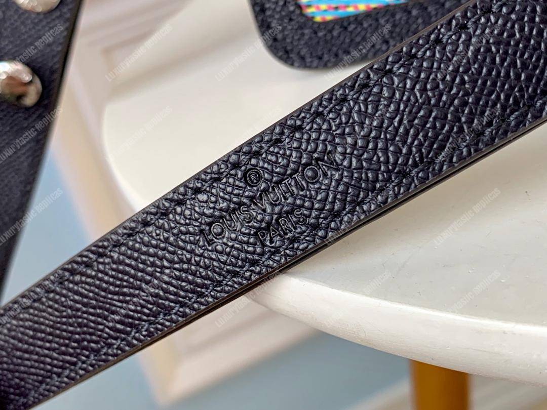 LV Mini Dauphine Blue Monogram Handbag