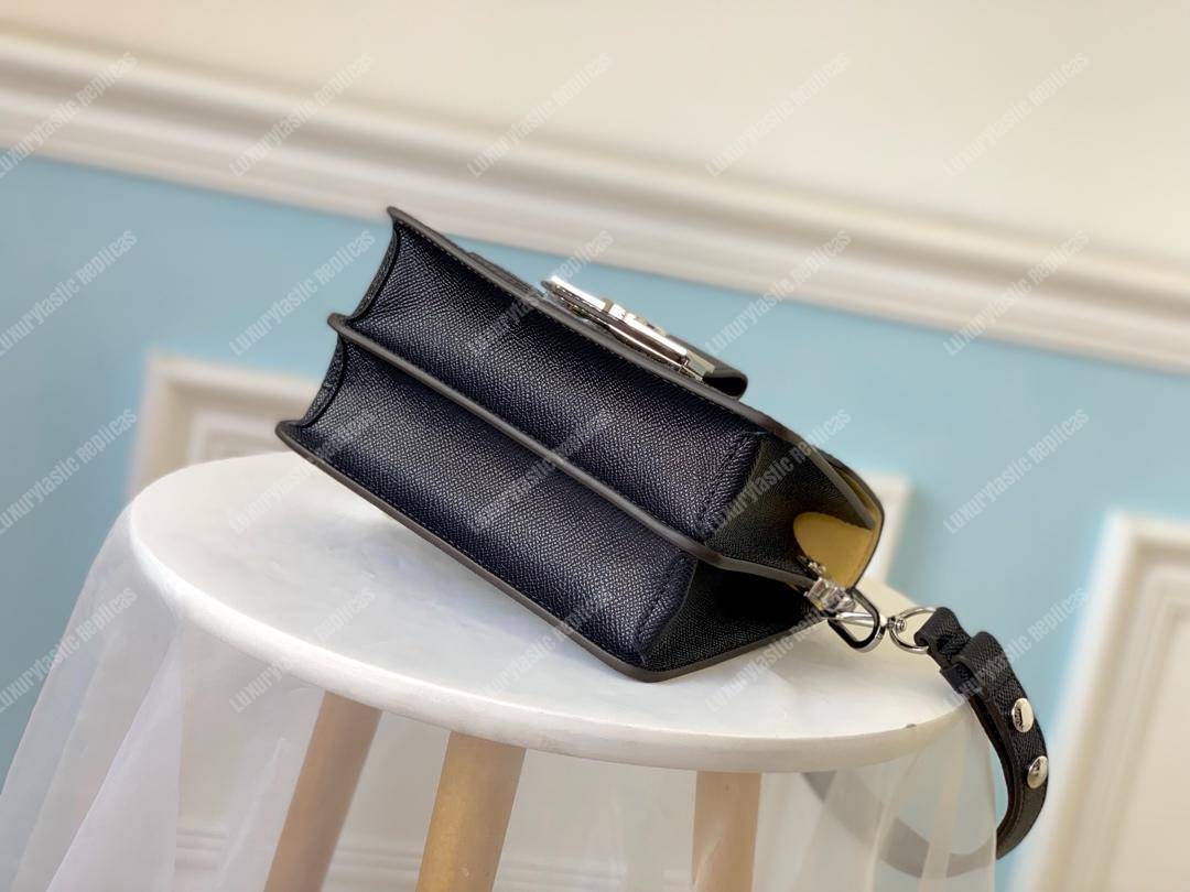 LV Mini Dauphine Blue Monogram Handbag