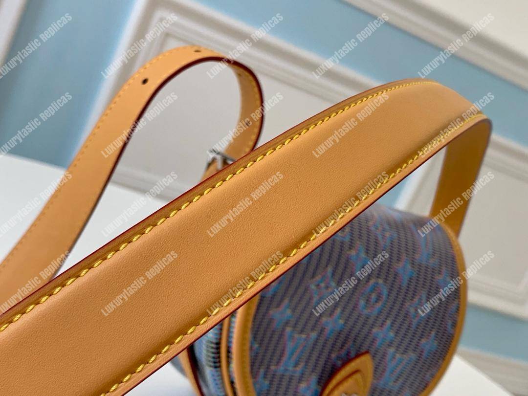 LV Tambourin Monogram LV Pop Print Blue