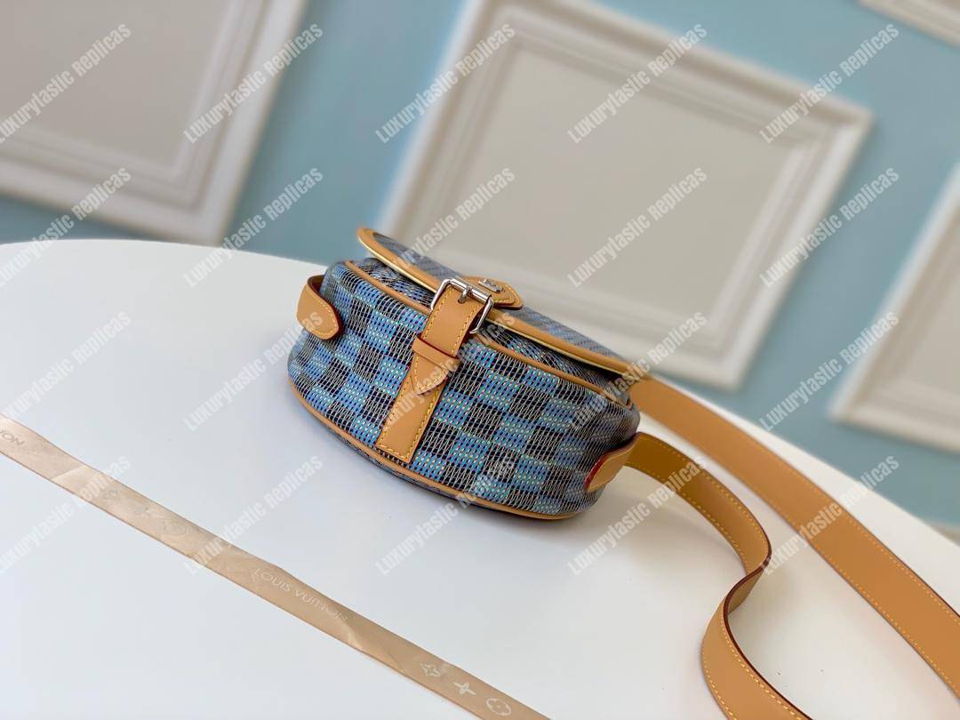 LV Tambourin Monogram LV Pop Print Blue