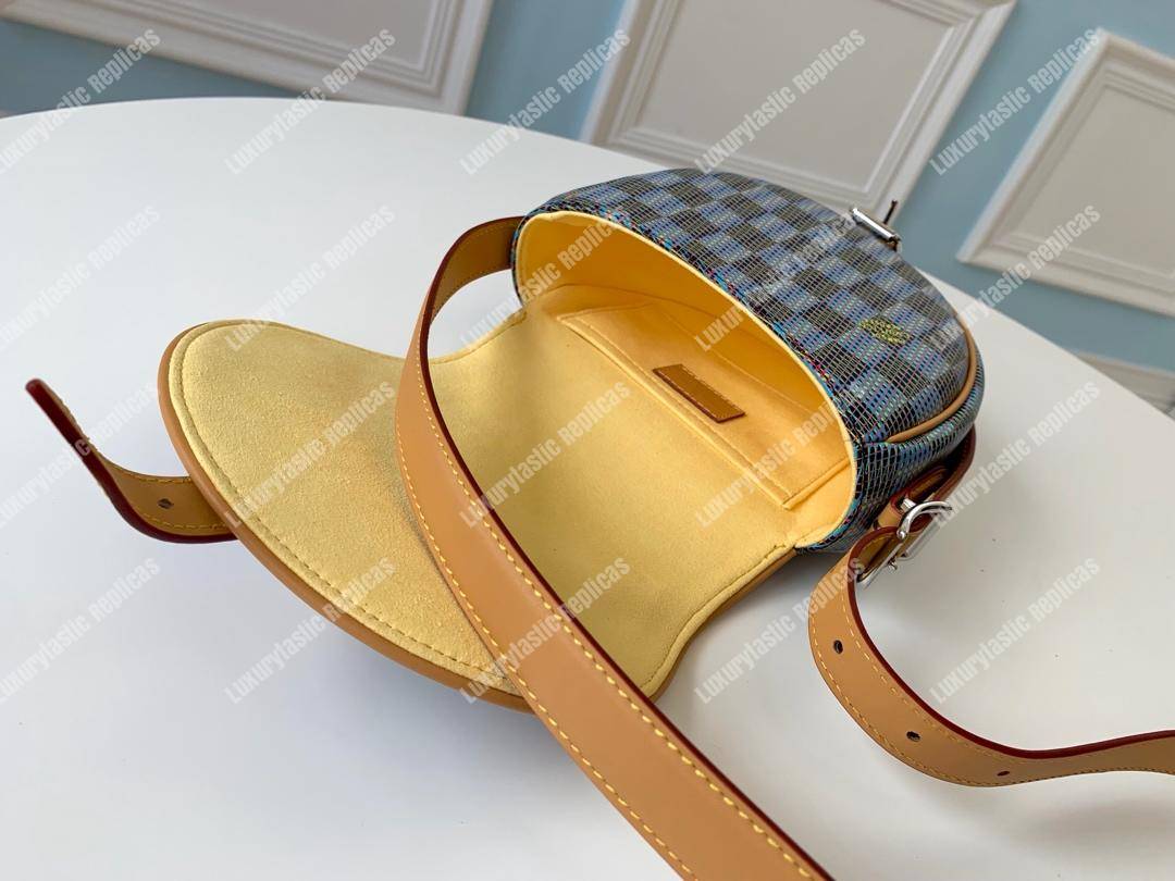 LV Tambourin Monogram LV Pop Print Blue