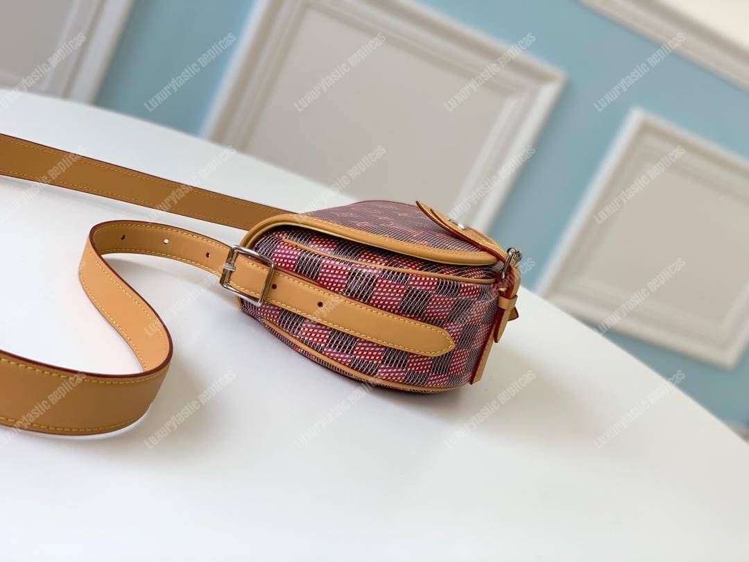 LV Tambourin Monogram LV Pop Print Pink