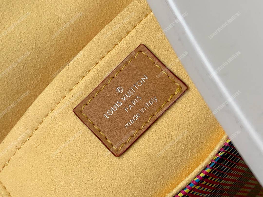 LV Tambourin Monogram LV Pop Print Pink