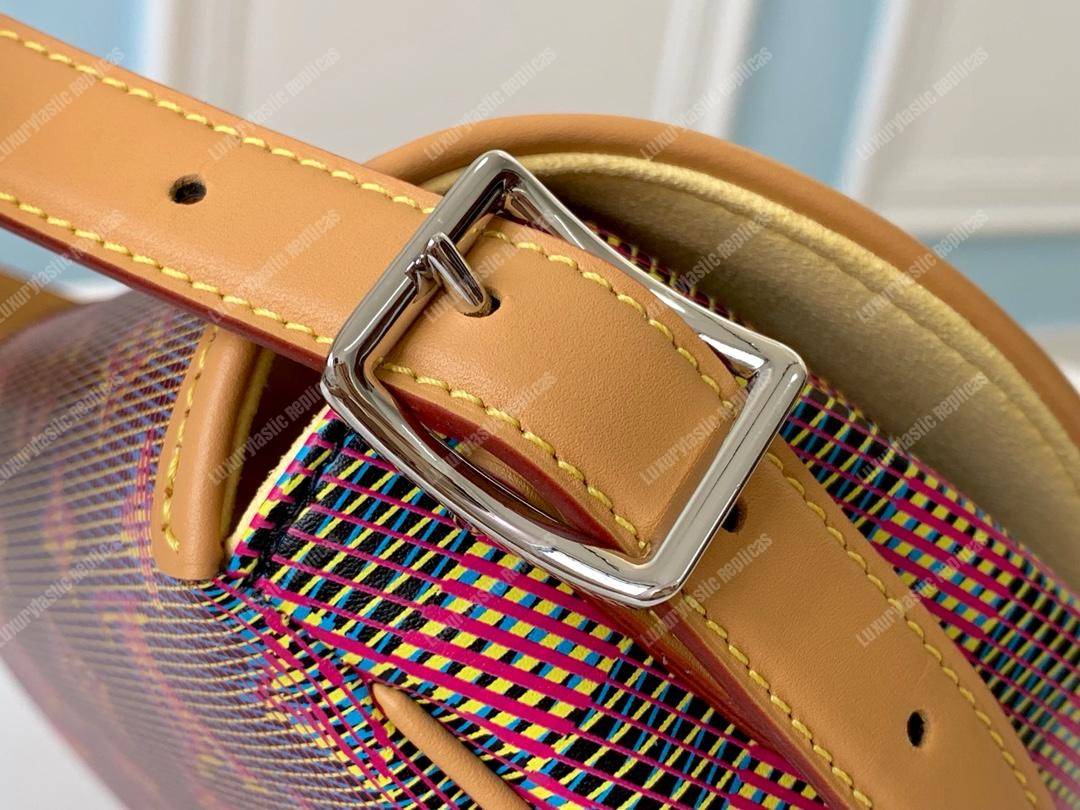 LV Tambourin Monogram LV Pop Print Pink