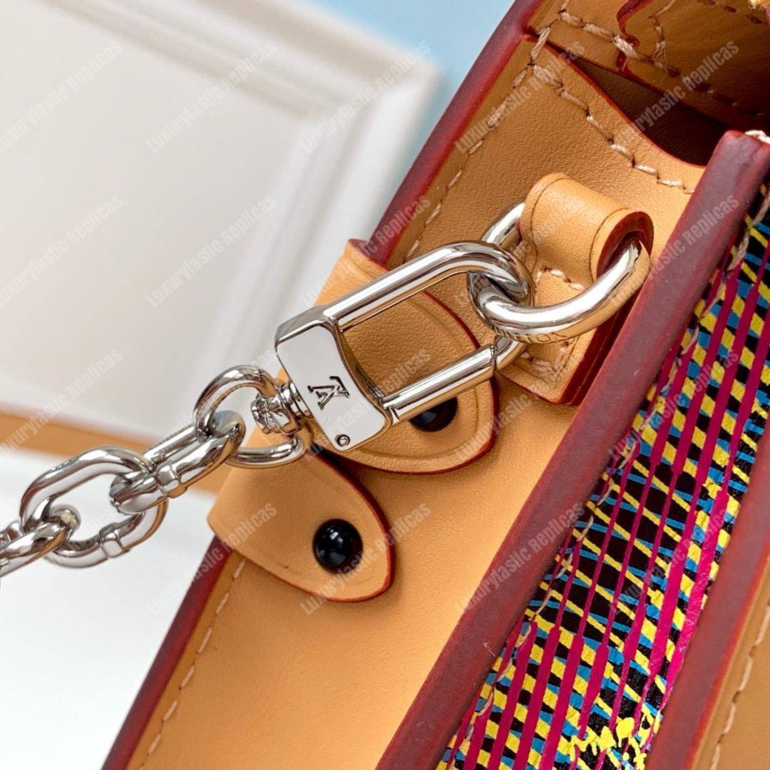 LV Trunk Clutch Pink Monogram