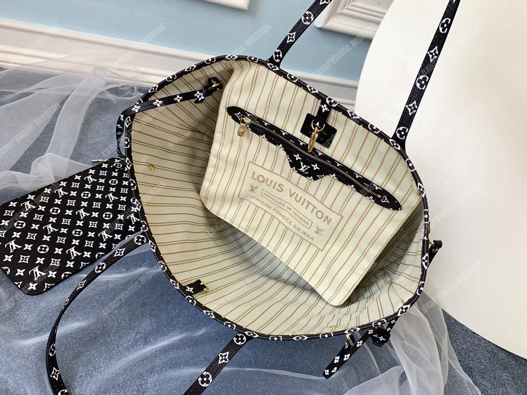 LV Neverfull MM Totes Monogram Ivoire