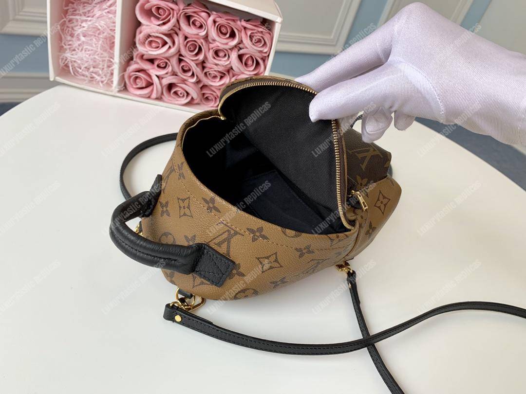 LV Palm Springs Mini Monogram Reverse Canvas