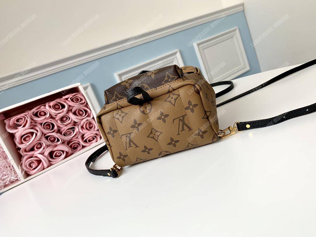 LV Palm Springs Mini Monogram Reverse Canvas