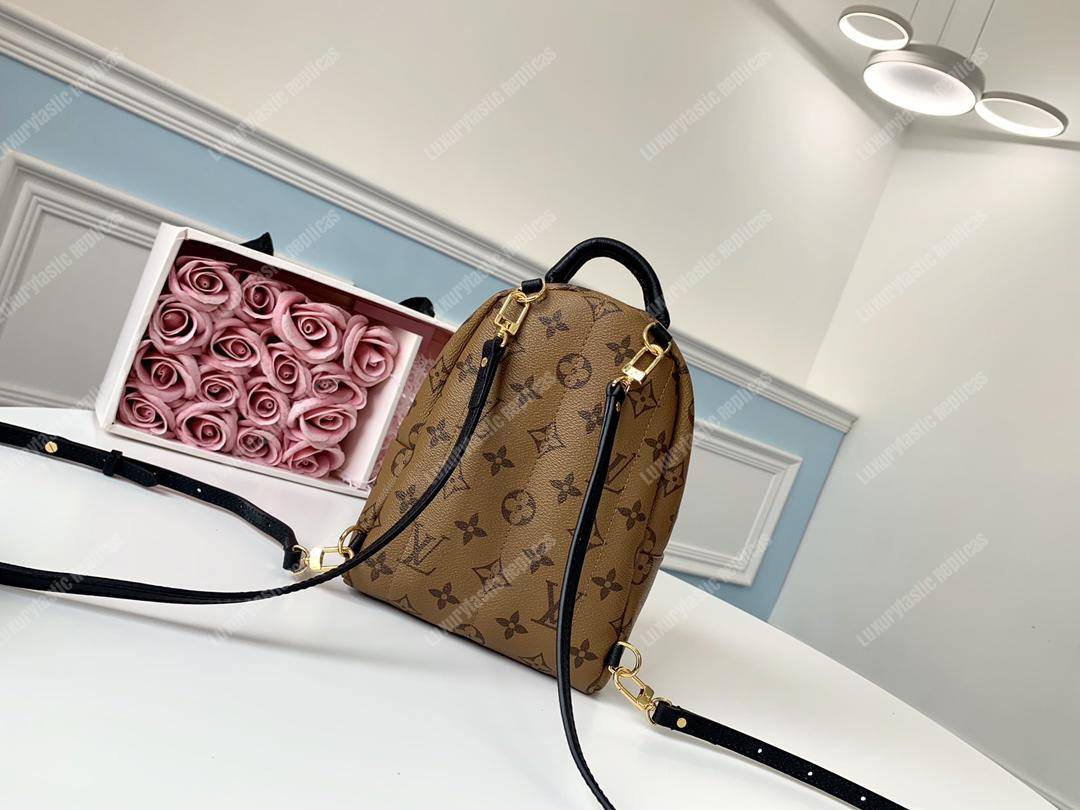 LV Palm Springs Mini Monogram Reverse Canvas