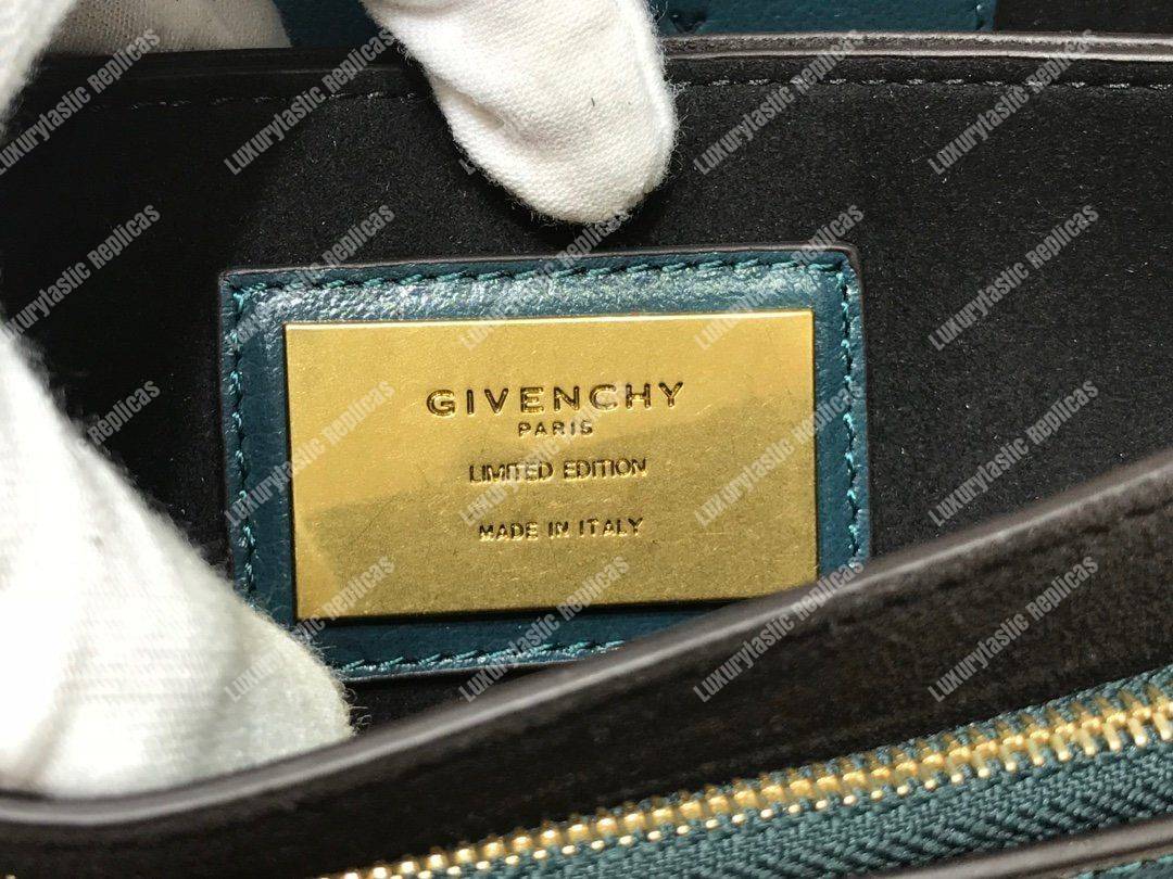 Givenchy Small GV3 Bag In Box Leather Green