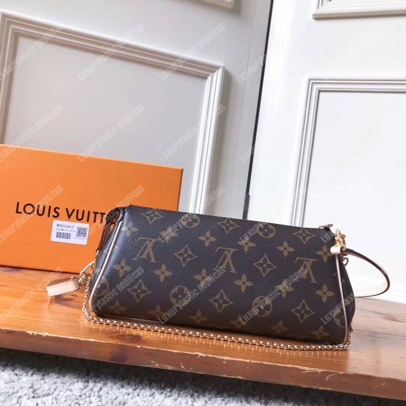 l**is V*t*n monogram canvas eva clutch