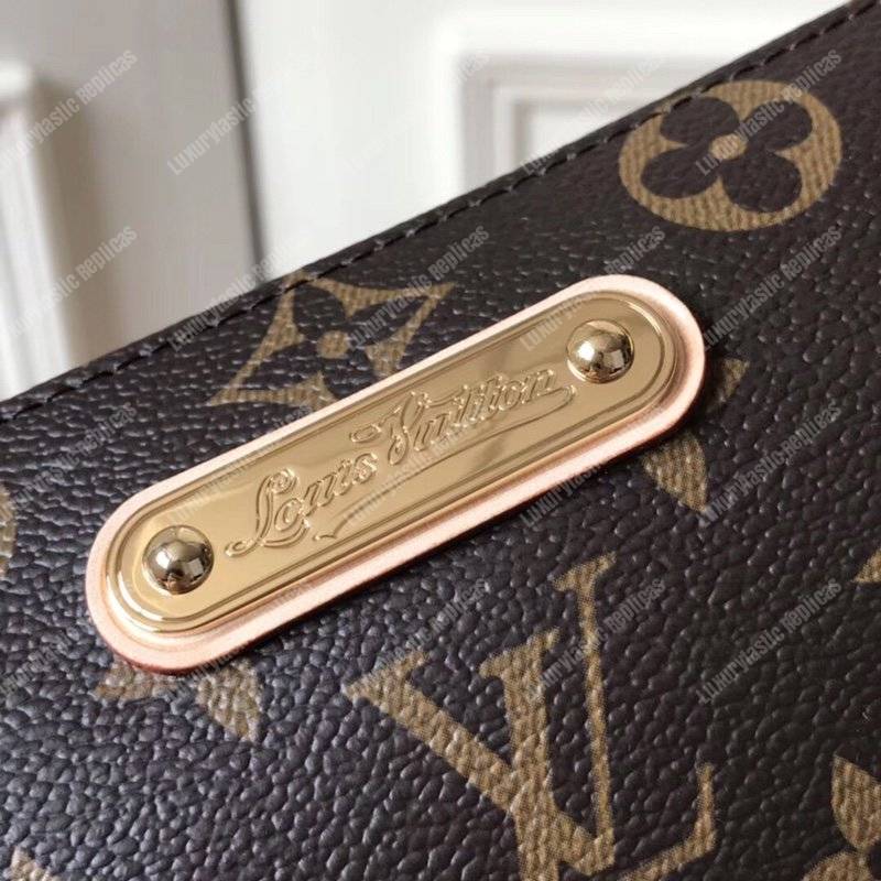 l**is V*t*n monogram canvas eva clutch