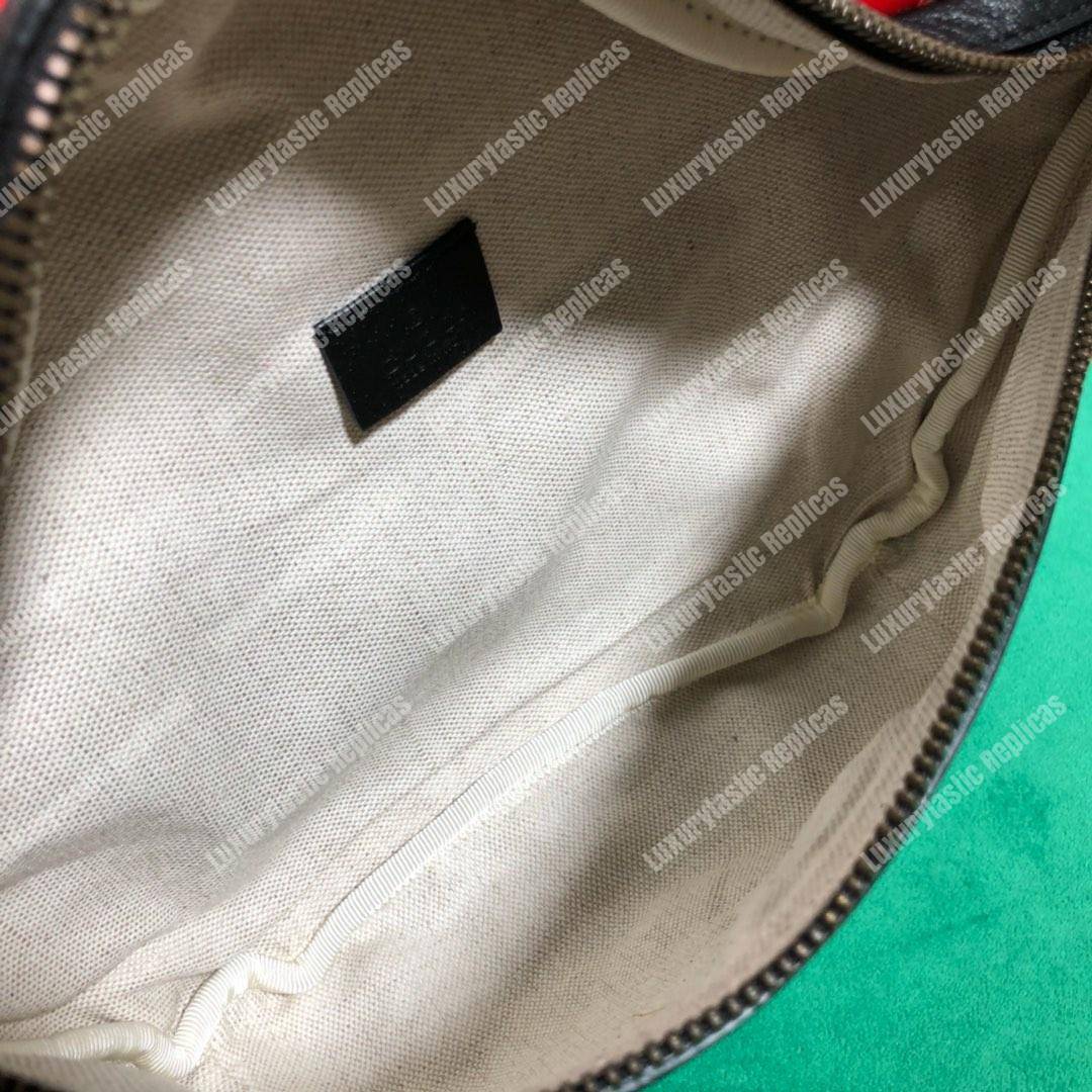 GG Velvet Belt Bag Red
