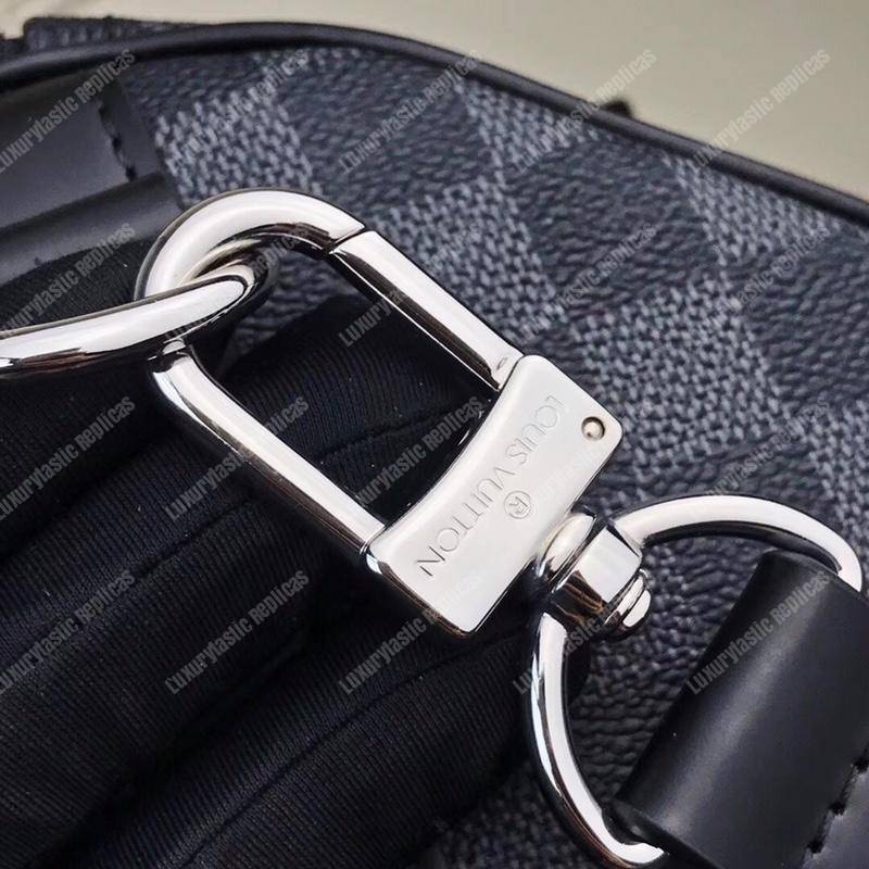 LV Keepall Bandouliere 55 Damier Graphite Canvas