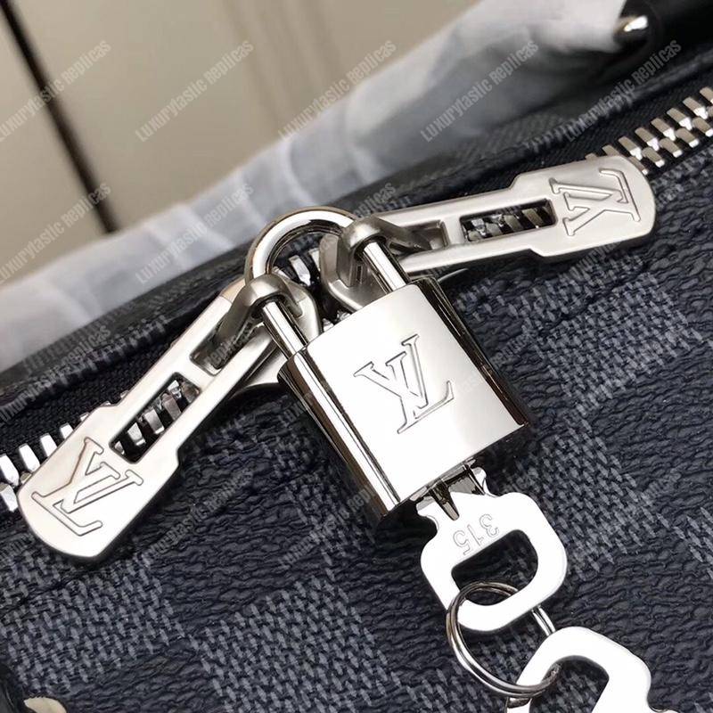 LV Keepall Bandouliere 50 Damier Graphite Canvas