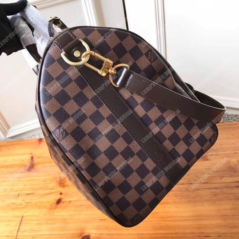 LV Keepall Bandouliere 45 Monogram Damier Ebene