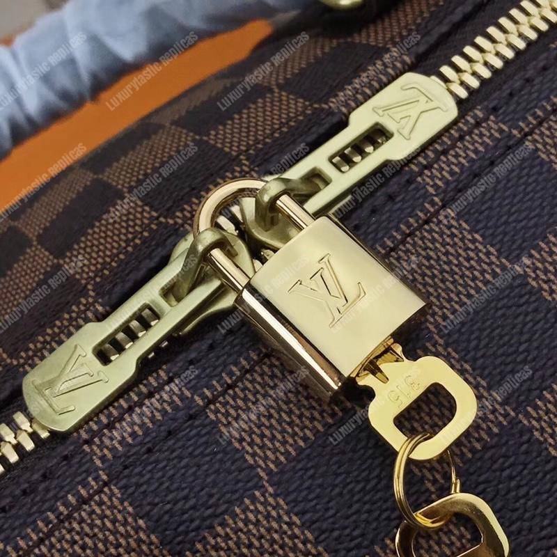 LV Keepall Bandouliere 45 Monogram Damier Ebene
