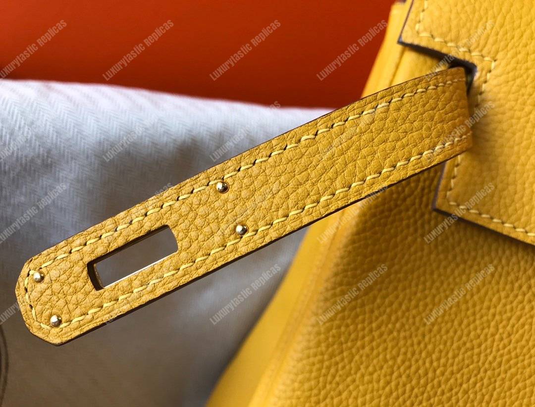 H**mes kelly 32 togo yellow soleil gold-toned hardware